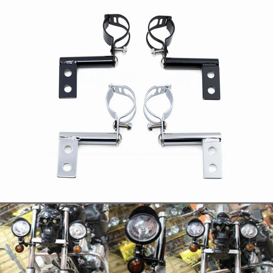 28mm-41mm Turn Signal Driving Spot Fog Light Bar Fork Tube Mount Bracket Clamps