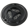 Black Keyless Fuel Caps Fits Kawasaki Ninja ZX6R/6RR ZX9R ZX10R ZX14 650R Z1000
