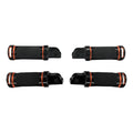 Driver & Passenger Footpegs Footrests Fit For Harley Softail Fat Bob Boy 2018-25