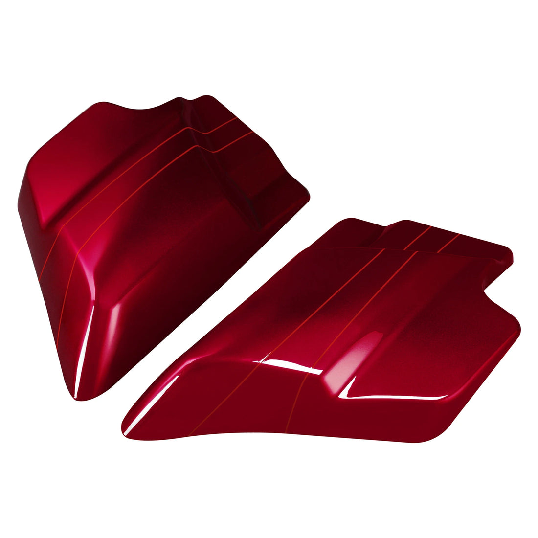 Side Cover Panel Fit For Harley Touring Road Glide 2009-2023 Velocity Red Sunglo