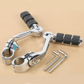 Long Mount Highway Footpeg Peg Footrest Fit For Harley Touring Street Road Glide