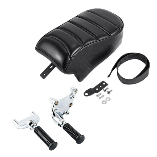 Rear Passenger Seat Pillion Footpeg Fit For Harley Sportster Iron 883 1200 16-22