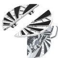 Driver Floorboards Fit For Harley Touring Road Glide 86-25 Softail FL 86-17