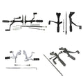 CNC Set Forward Control Complete Kit Pegs Lever Linkage Fit For Harley Sportster