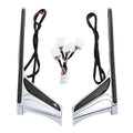 Chrome Plated Rear LED Lights Vertical Strip Fit For Goldwing GL 1800 2012-2017