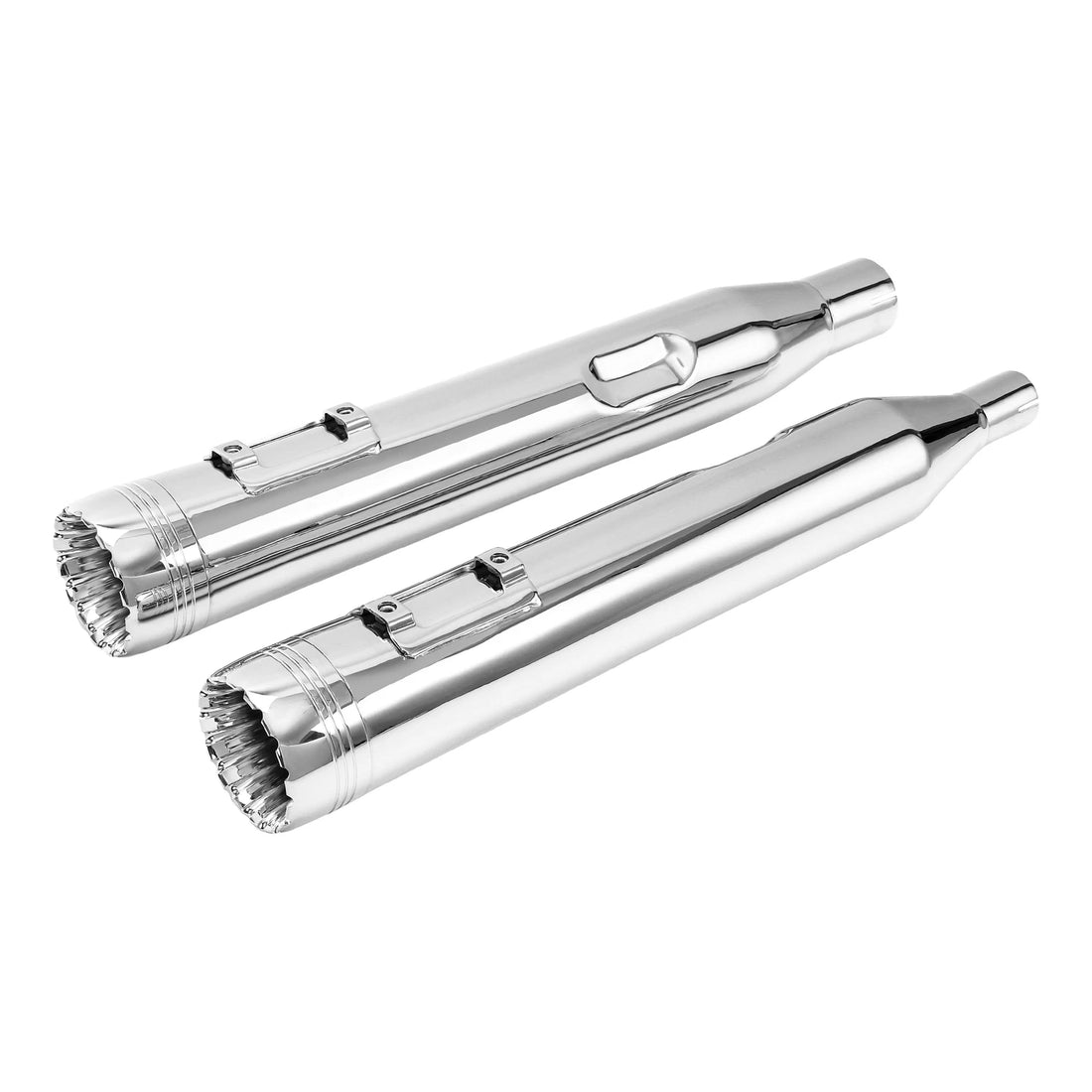 4" Slip on Straight Mufflers Exhaust Fit For Harley Road Street Glide 2017-2025