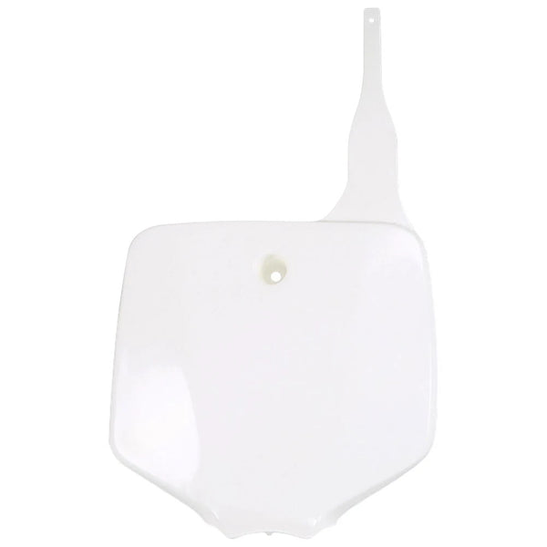 UFO Front Number Plate White For Kawasaki KLX110 2002-2009