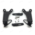 Honda CBR600RR F5 Black Rear Passenger Foot Pegs Bracket Fit For 2003-2004