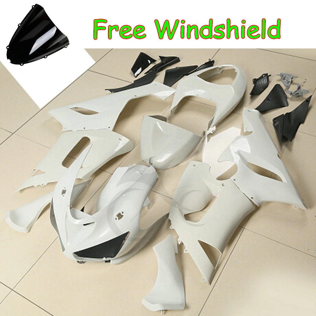 Unpainted Fairing Body Work For Kawasaki Ninja ZX6R ZX 6R ZX636C 2005 2006 TCMT