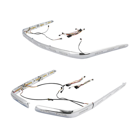 Trunk & Saddlebag Decoration Trim LED Light Clear Fit For Honda GL1800 2001-2011
