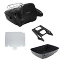 King Trunk Pad Mount Rack Plate Fit For Harley Touring Road Street Glide 2014-26