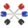 6pcs Chipless motorcycle blank key For ZX6R ZX9R ZX10R ZXR250 ZXR400 ZZR400