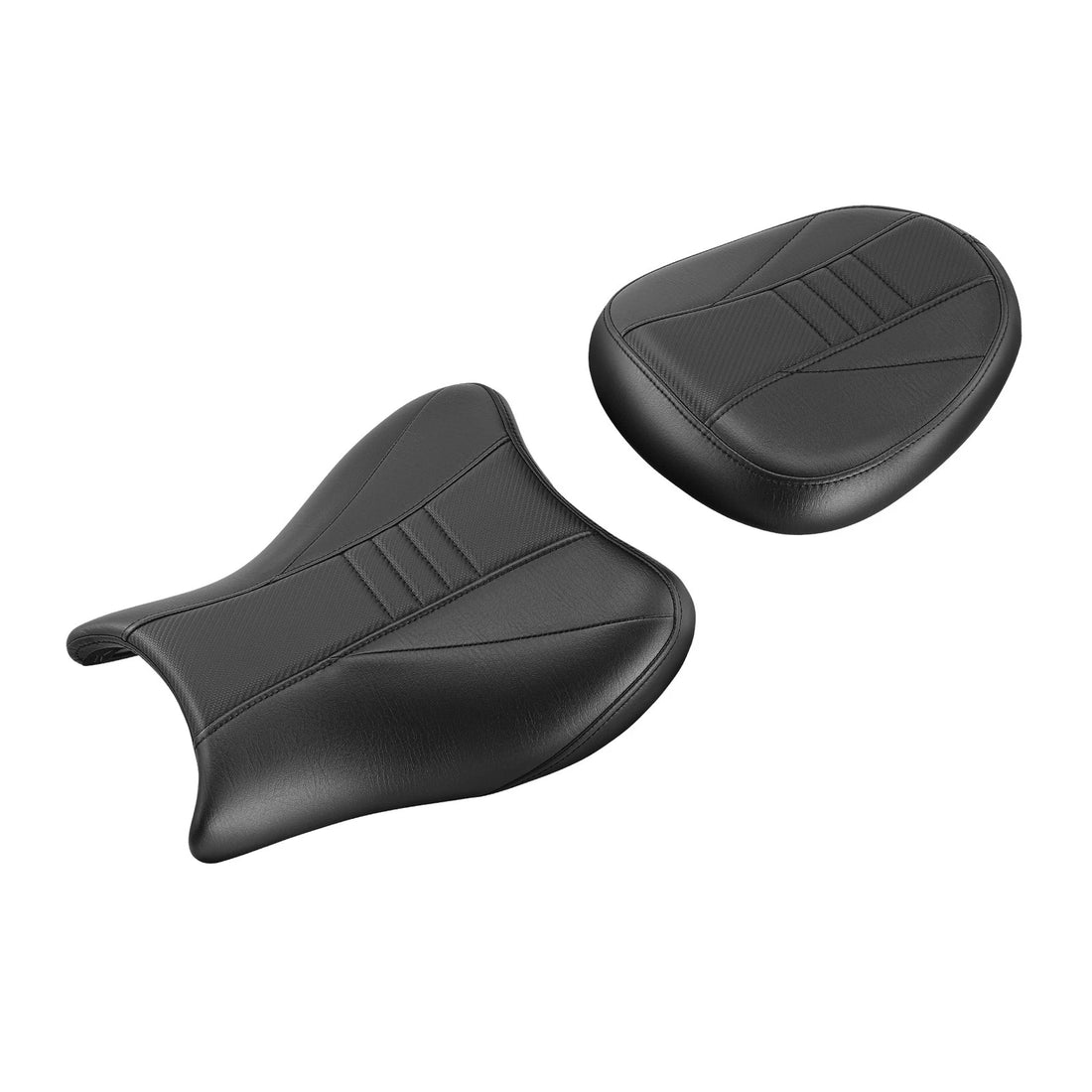 Black Driver Rider & Passenger Seats Fit For Suzuki Hayabusa GSX1300R 2008-2020