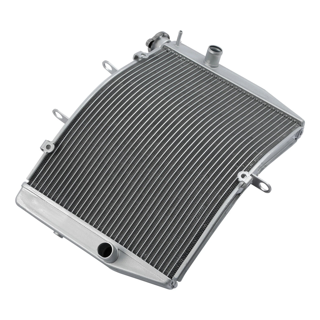 Silver Radiator Cooler Cooling Fit For Kawasaki Ninja ZX-6R ZX6R 2009-2012 10 11