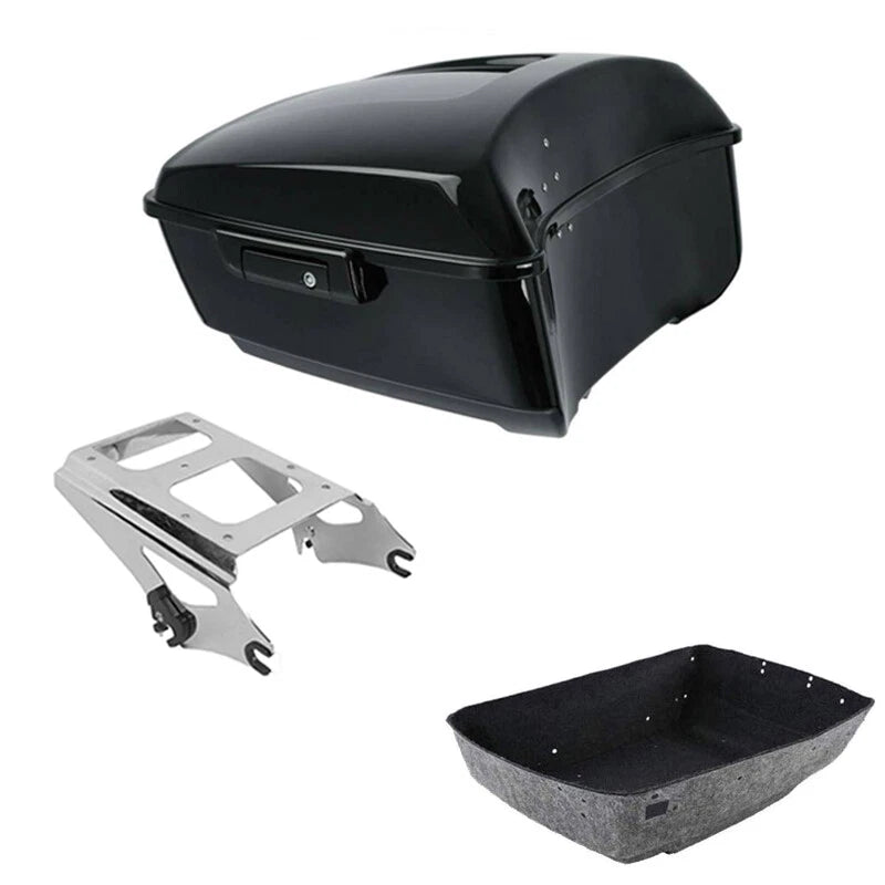 King Trunk Mount Rack Fit For Harley Touring Road Glide 2009-2013