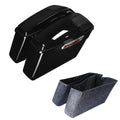 Hard Saddlebags Cutout Speaker Lid Fit For Harley Touring Street Glide 1993-2013