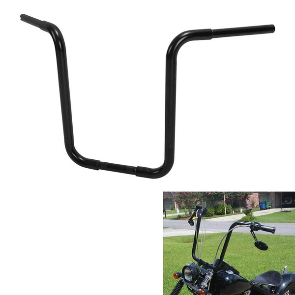 18" Rise 1-1/4" Ape Hanger Handlebar Fit For Harley Dyna Sportster XL Road King