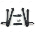 Suzuki GSXR600/750 K6 Black Rear Passenger Foot Pegs Bracket Fit For 2006-2007