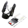 Black Rear Fender Fascia LED Red Light Fit For Harley Touring Road Glide 09-13