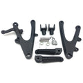 Motorcycle Black Front Foot Peg Bracket Fit for 2004 2005 2006 Yamaha YZF R1