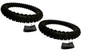 2 PK Universal Rear Replacement Tires + Tubes 80/100-12 Hard Terrain Dirt Bikes