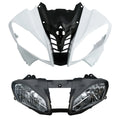 Upper Front Fairing Cowl Nose & Headlight Assembly Fit For Yamaha Yzf R6 08-2016