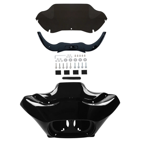Inner & Outer Fairing Windshield Trim Fit For Harley Road Glide 2004-2013