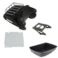 King Trunk Backrest Brake LED Tail Light Fit For Harley Touring Road Glide 14-26