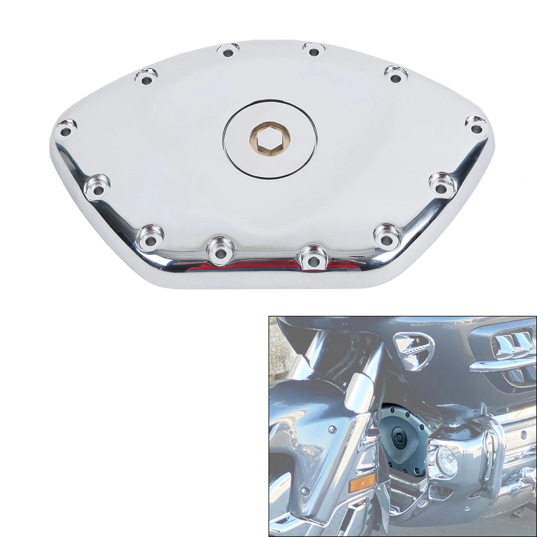 Timing Chain Cover Fit For Honda Goldwing 1800 GL1800 2001-17 F6B 13-17 Aluminum