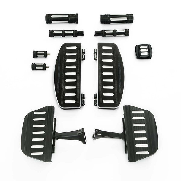 Floorboards Shifter Pegs Brake Pedal Hand Grips Fit For Harley Road Glide 93-25