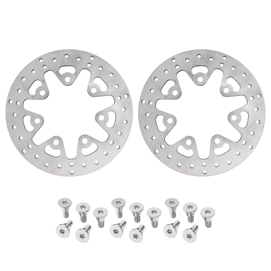 11.8" Front Brake Disc Rotor & Bolts Fit For Harley Touring Road King 2014-2024