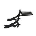 Vivid Black 2-Up Luggage Rack Mount Fit For Harley Softail Fat Bob Fxfb 2018-24