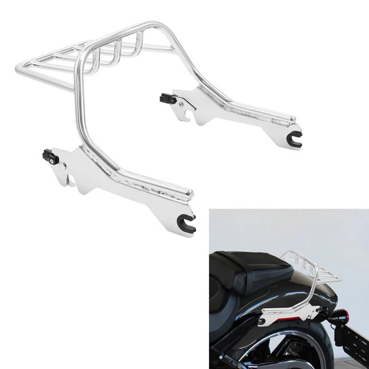 Two-Up Luggage Rack Fit For Harley Breakout Fxbr Flfb 18-19 Fat Boy Flfbs 18-25