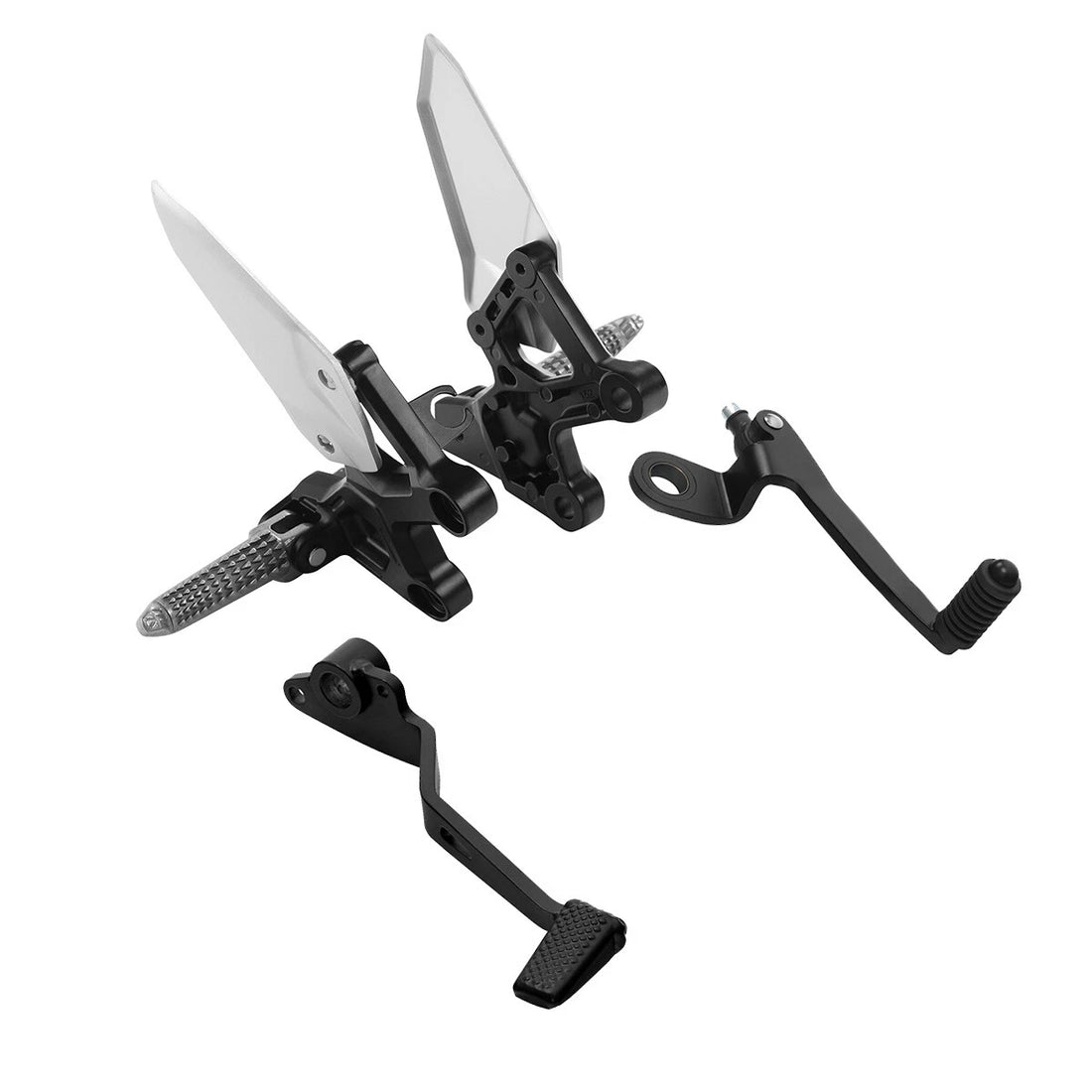 Footrest Brake Pedal Shift Lever Set Fit For Kawasaki Ninja ZX4RR ZX4R 2023-2024