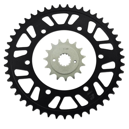 15T 43T Front Rear Sprocket for honda XL400 XL 400 V 1992-1998