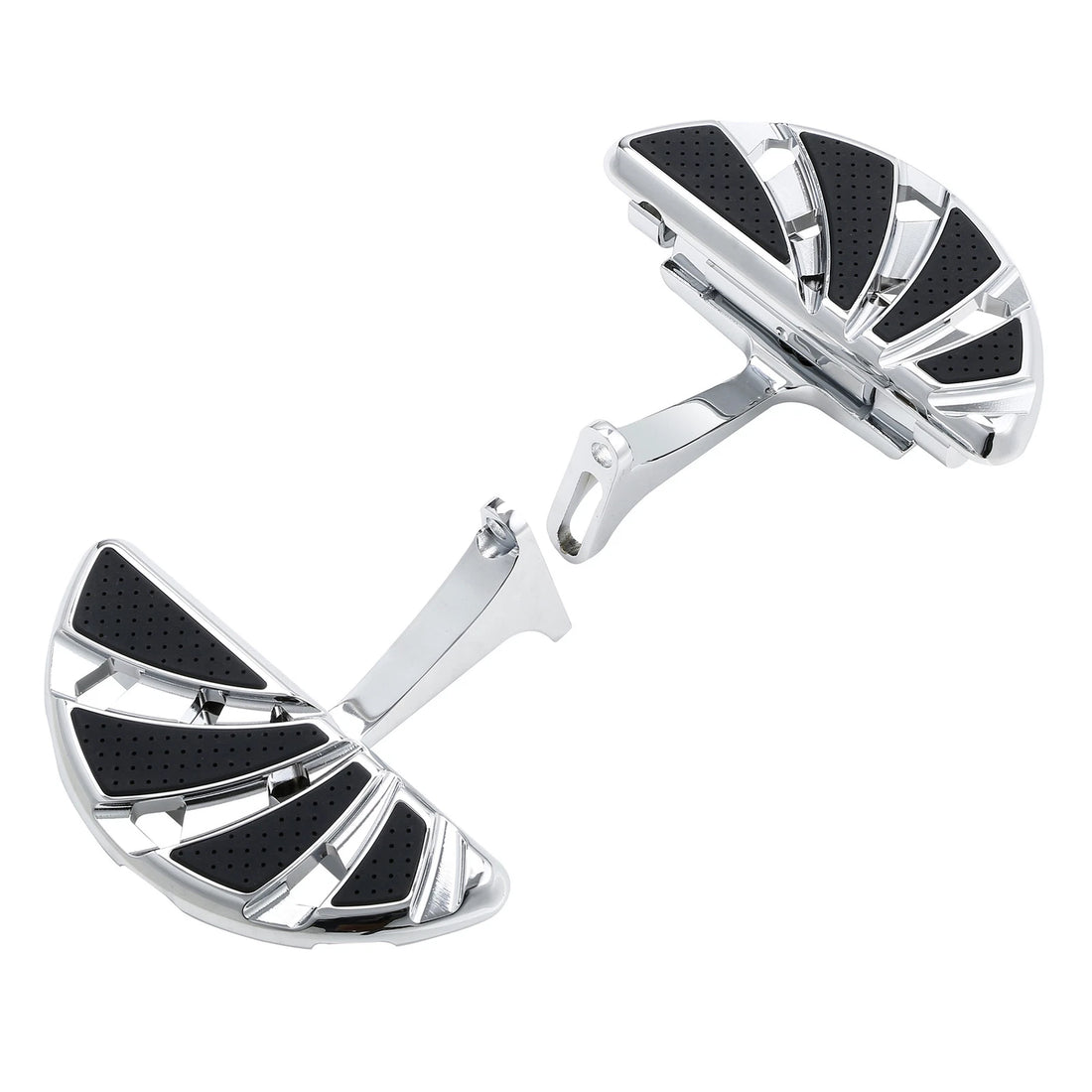 Rear Passenger Floorboards Foot Boards Fit For Harley Road King 1993-2025 Chrome