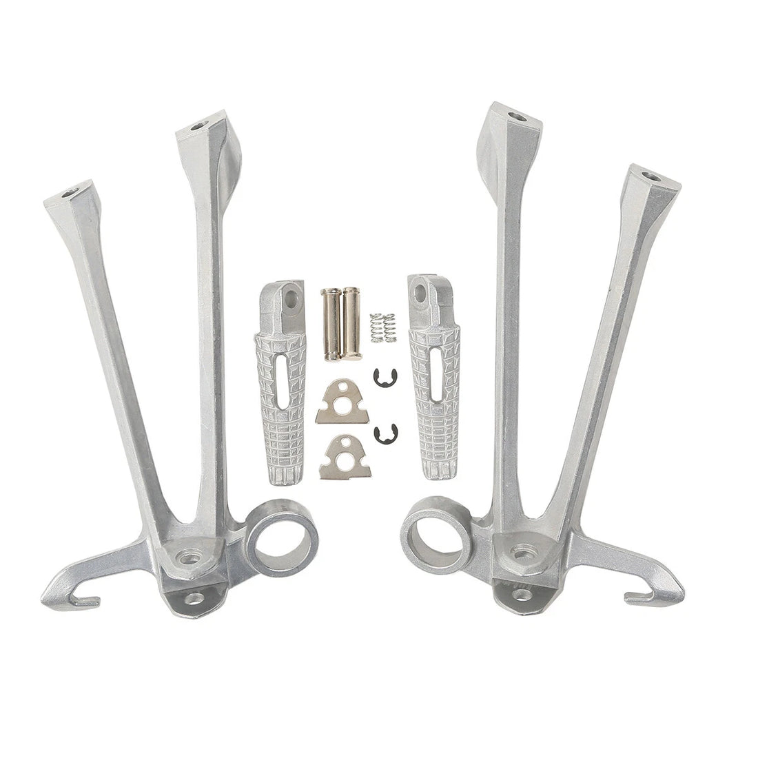 Rear Passenger Footpegs Pegs Footrest Bracket Fit For Suzuki GSXR1000 2009-2011