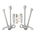 Rear Passenger Footpegs Pegs Footrest Bracket Fit For Suzuki GSXR1000 2009-2011