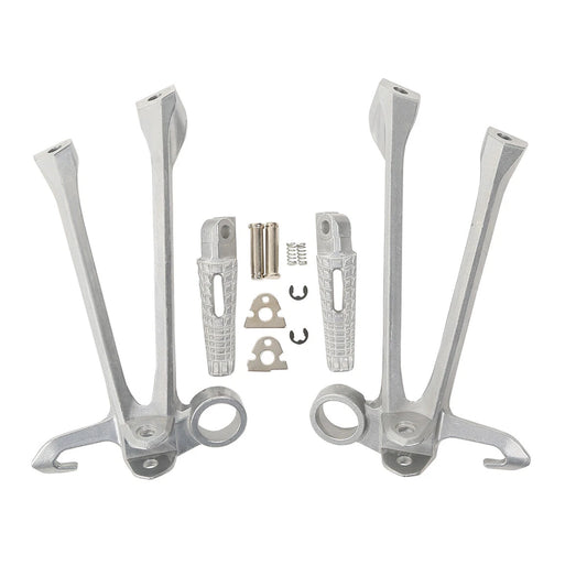 Rear Passenger Footpegs Pegs Footrest Bracket Fit For Suzuki GSXR1000 2009-2011