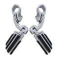 1-1/4" Short Angled Mount Highway Engine Guard Footpegs Fit For Harley Sportster