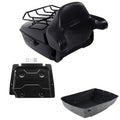 King Trunk Rack Backrest Base Plate Fit For Harley Touring Road Glide 2014-26 25