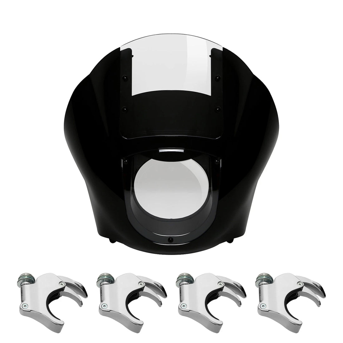 Quarter Fairing Windshield 49mm Fork Clamp Fit For Harley Sportster XL Dyna