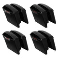 5" Stretched Hard Saddlebag Saddle Bag Fit For Harley Electra Street Glide 14-24