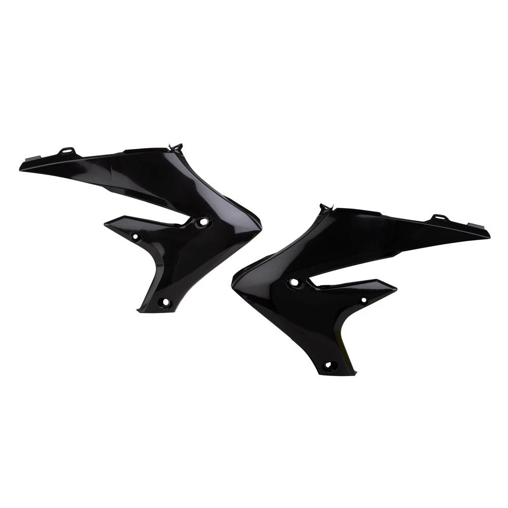 Cycra Powerflow Intake Radiator Shrouds Black For Yamaha YZ250F 2019-2023