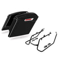 Black Hard Saddlebags Conversion Bracket Fit For Harley Wide Super Glide 08-2017