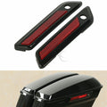 Black Saddlebag Hinge Latch Covers Fit For Harley Street Electra Glide 2014-2024