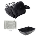 King Trunk Backrest Luggage Rack Base Plate Fit For Harley Street Glide 2014-26