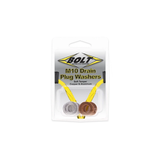 Bolt Motorcycle Hardware, Inc Aluminum/Copper Crush Washers 10X18 10 Pack