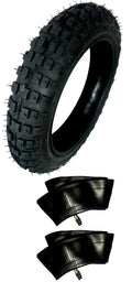 1) Tire And 2) Tubes 2.50-10 2.50X10 Straight For Honda AERO50 AERO-50 Aero 50CC