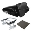 Razor Trunk w/ Backrest & Mount Rack Fit For Harley Touring Road Glide 1997-2008